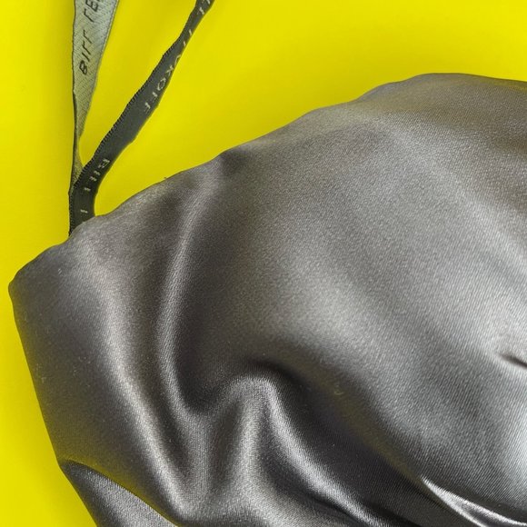 Bill Levkoff Style 188 in Charmeuse Strapless Formal Dress, Pewter #457, Size 0 - Picture 10 of 16